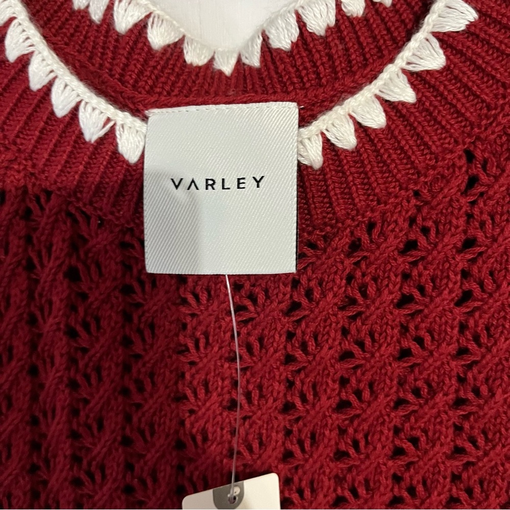 Varley Delaney Knit Vest in red - Picture 4 of 9